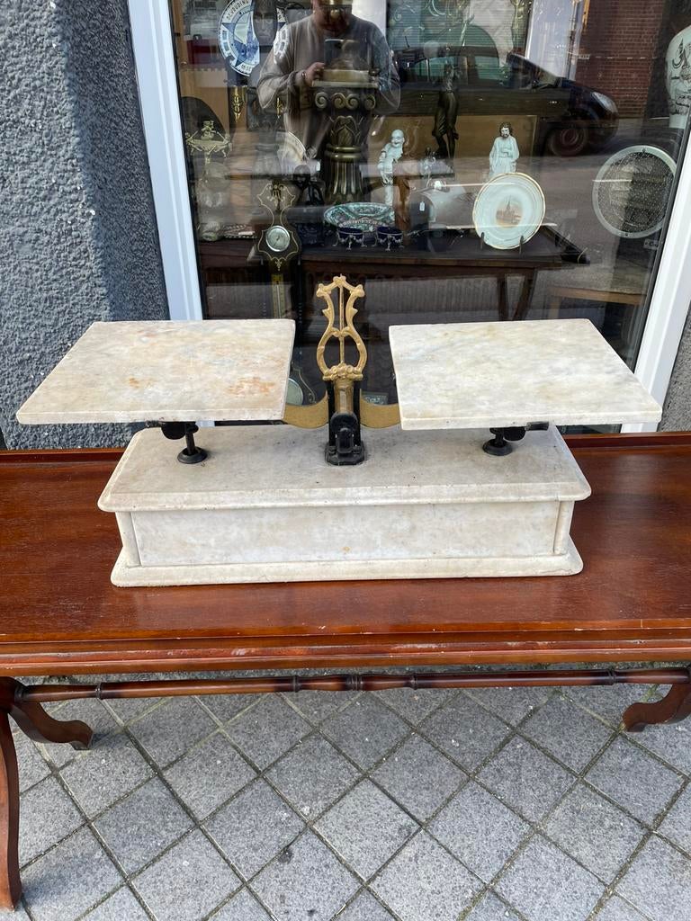 Antieke Victoriaanse Apothekers Weegschaal., Ophalen of Verzenden