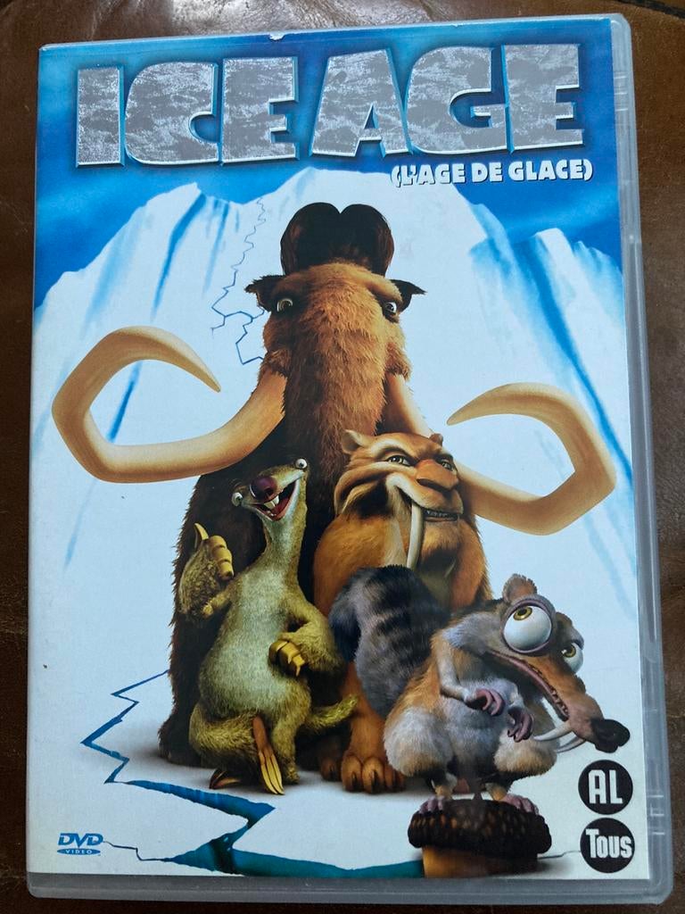 Tekenfilm ICE age op dvd, nieuwstaat, krasvrij, Tekenfilm, Ophalen of Verzenden, Zo goed als nieuw, Alle leeftijden