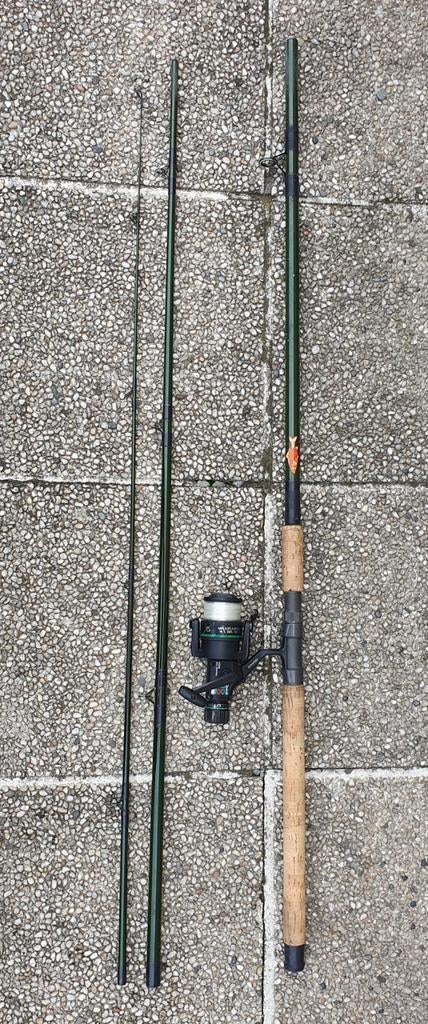 Silstar Boron Graphite 3575-360 zonder DAM Quick RD50 molen, Enlèvement, Comme neuf, Canne à lancer