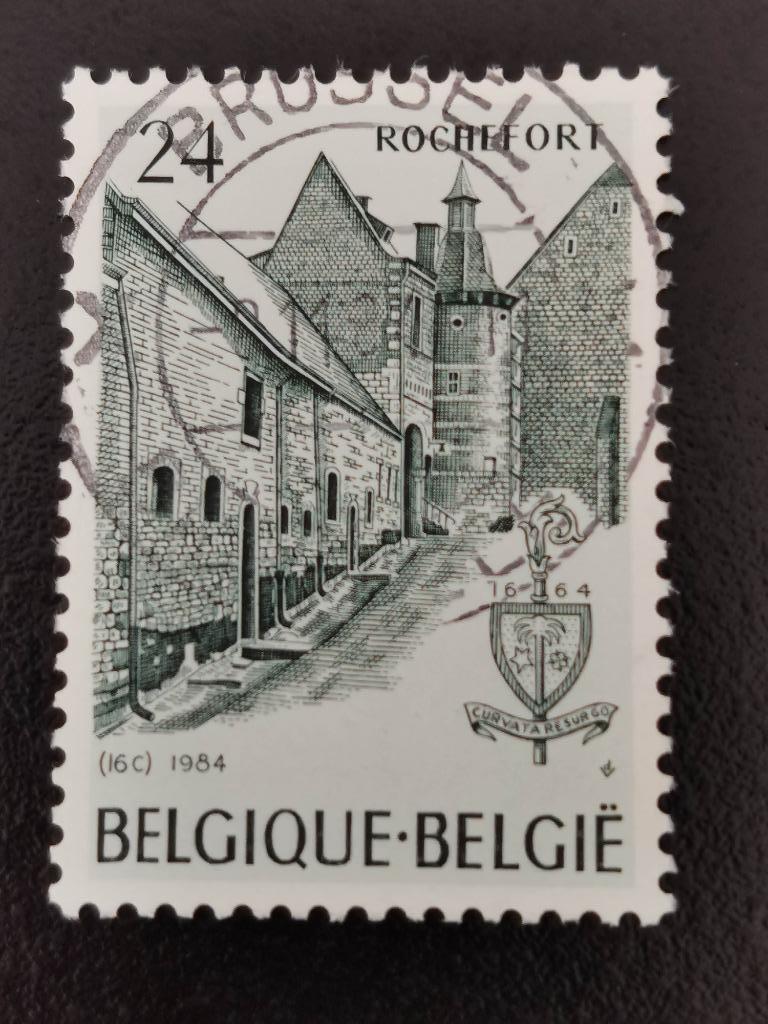 Belgie 1984 - Rochefort - abdij, Ophalen of Verzenden, Gestempeld