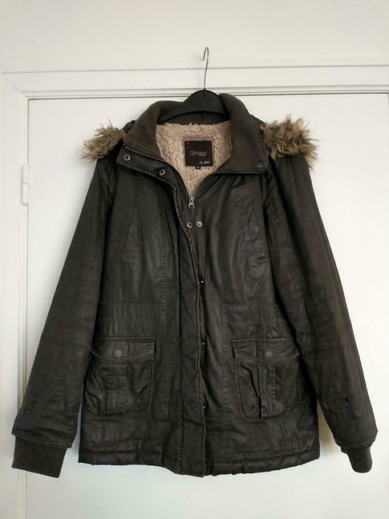 Bruine winterjas - Groggy by JBC - maat XL, Kleding | Dames, Jassen | Winter, Bruin, Verzenden, JBC, Maat 46/48 (XL) of groter