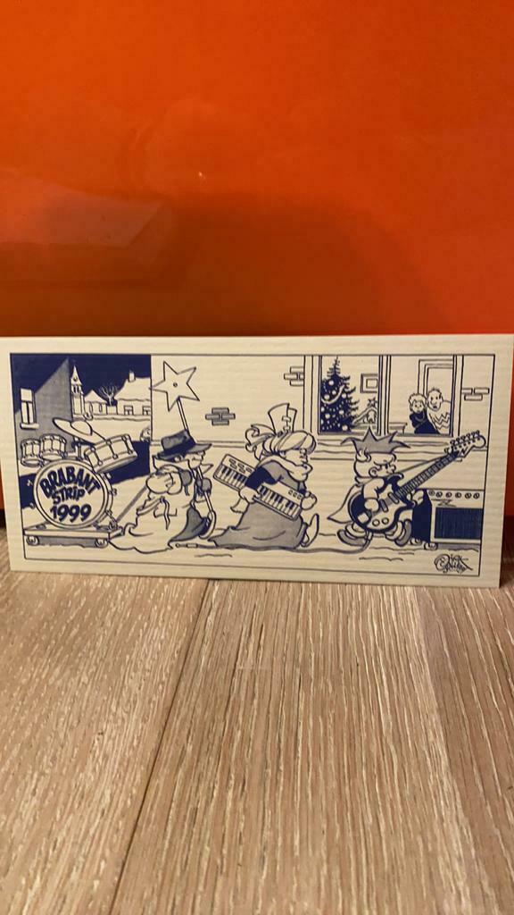 Dirk stallaert nieuwjaarskaart brabant strip 1999, Ophalen of Verzenden, Nieuw