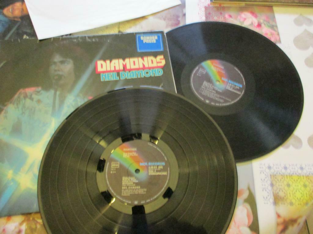 DOUBLE DISQUE VINYL 33 TOURS NEIL DIAMOND "DIAMONDS"., Enlèvement ou Envoi
