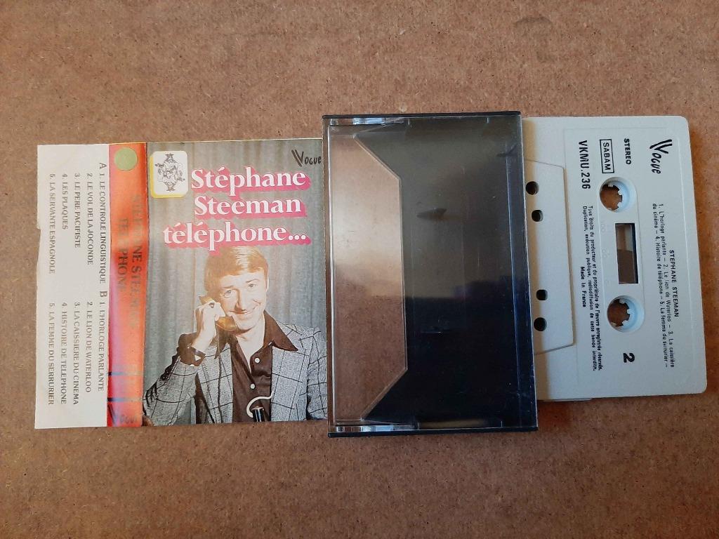 cassette Stéphane Steeman Téléphone, Enlèvement ou Envoi, Utilisé, 1 cassette audio, Originale