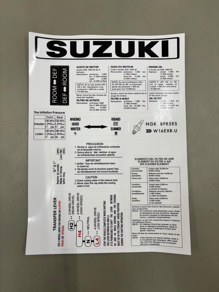 SUZUKI LJ80. LJ 80  incl. verzendkosten, Ophalen of Verzenden, Nieuw, Suzuki