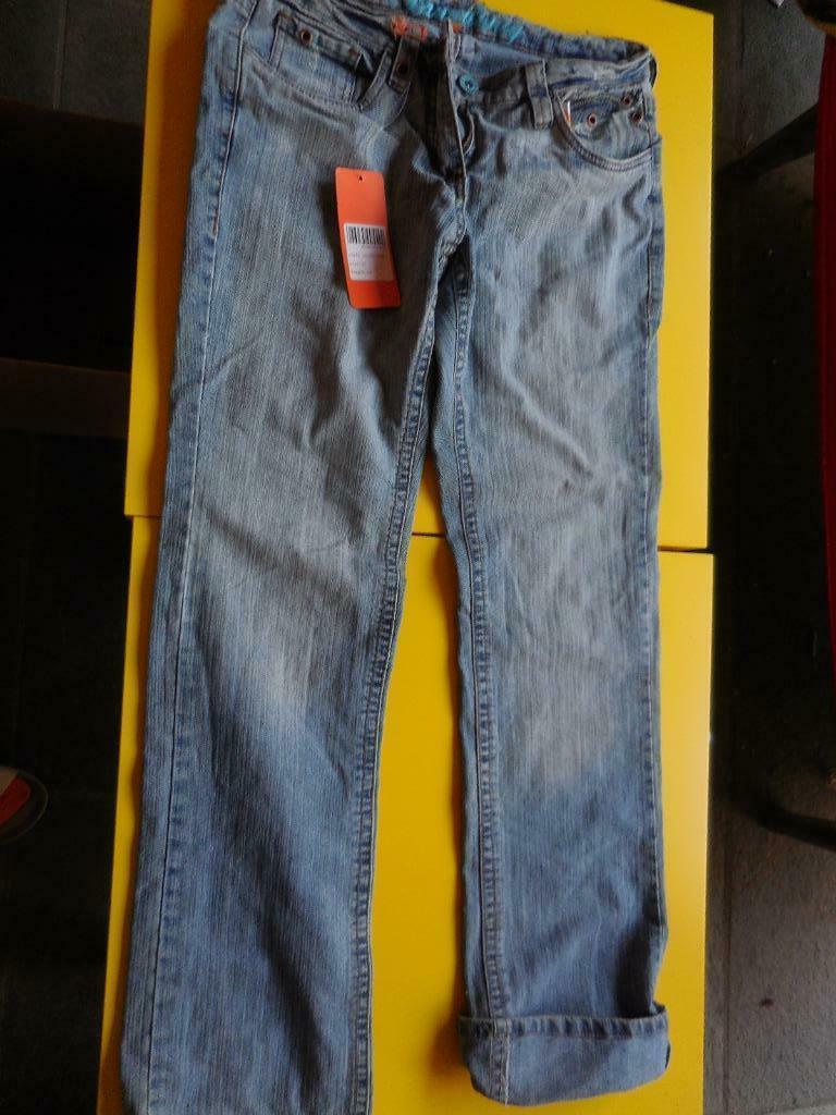 [1509] broek jeans nieuw Broadway W32L34, Kleding | Dames, Broadway, Ophalen of Verzenden, Nieuw, Blauw