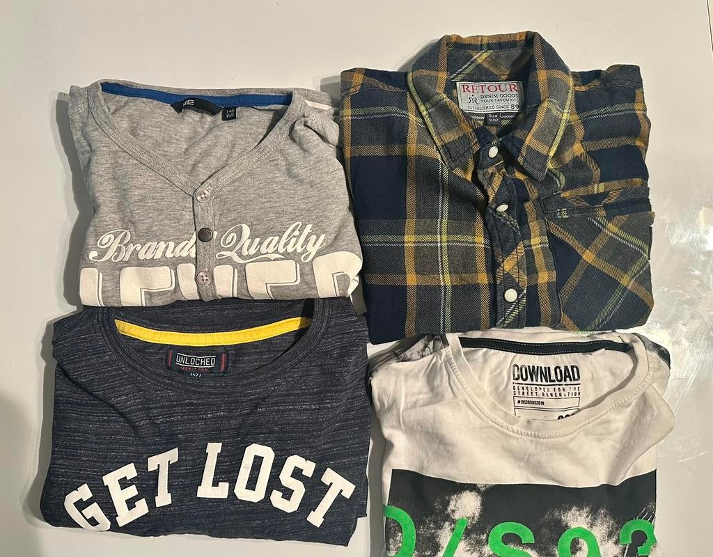 Lot vêtements garçon11-12 ans t-shirts chemise très bon état, Enfants & Bébés, Paquets de vêtements pour enfants, Comme neuf, Taille 146