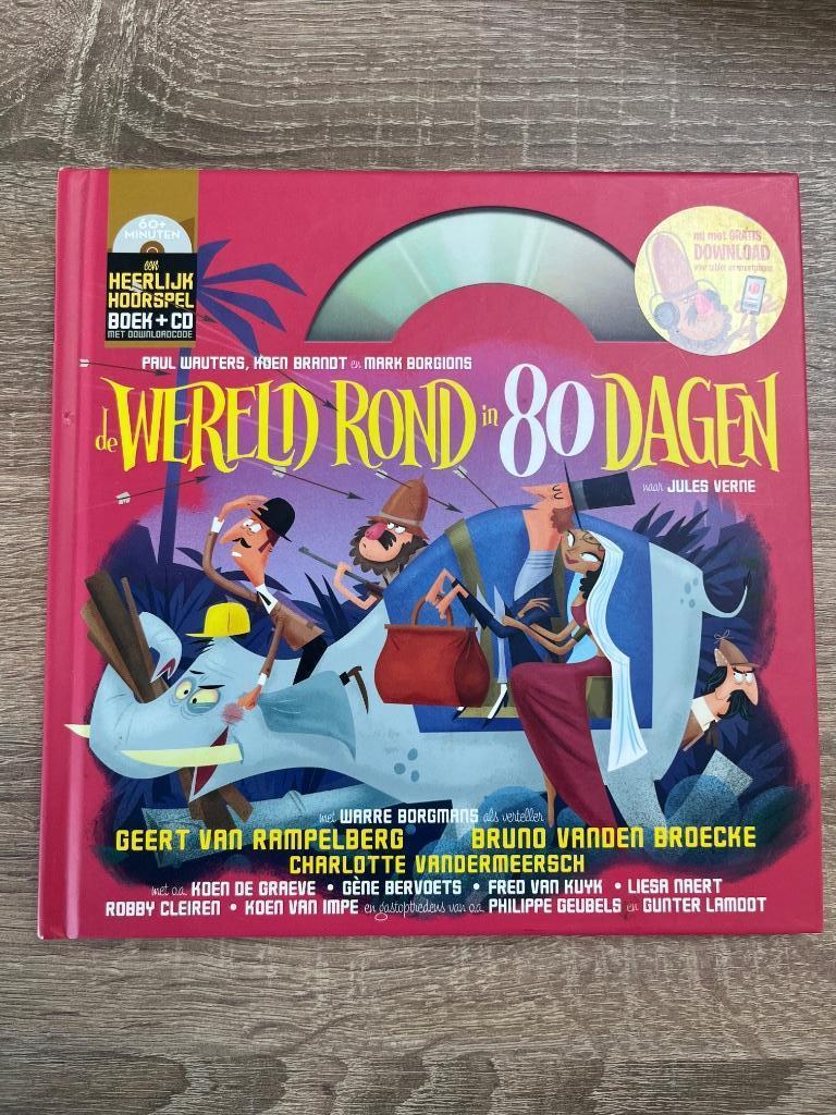 Luisterboek De wereld rond in 80 dagen CD + download, Ophalen of Verzenden, Cd, Kind