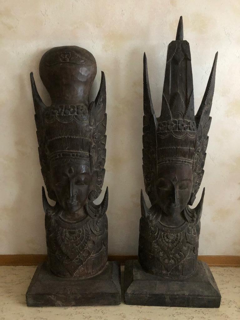 Indonesisch houten beelden, Ophalen