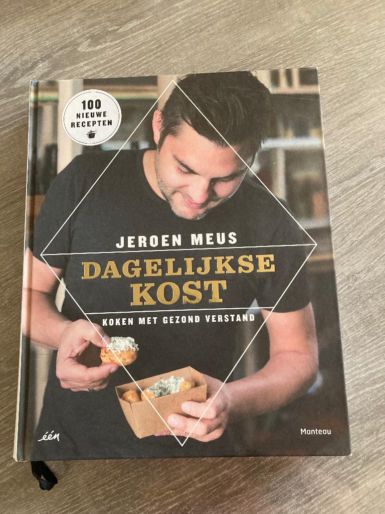 Kookboek Jeroen Meus “dagelijkse kost” Nieuwstaat, Boeken, Ophalen, Zo goed als nieuw