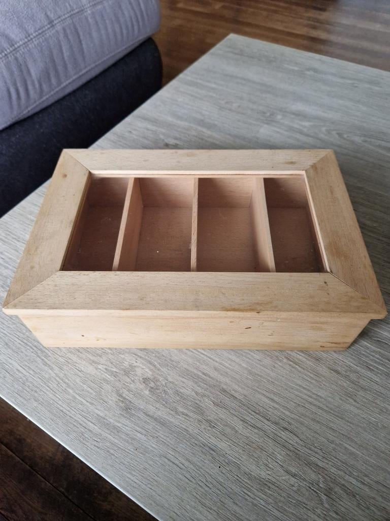 Houten theedoos, Ophalen, Zo goed als nieuw
