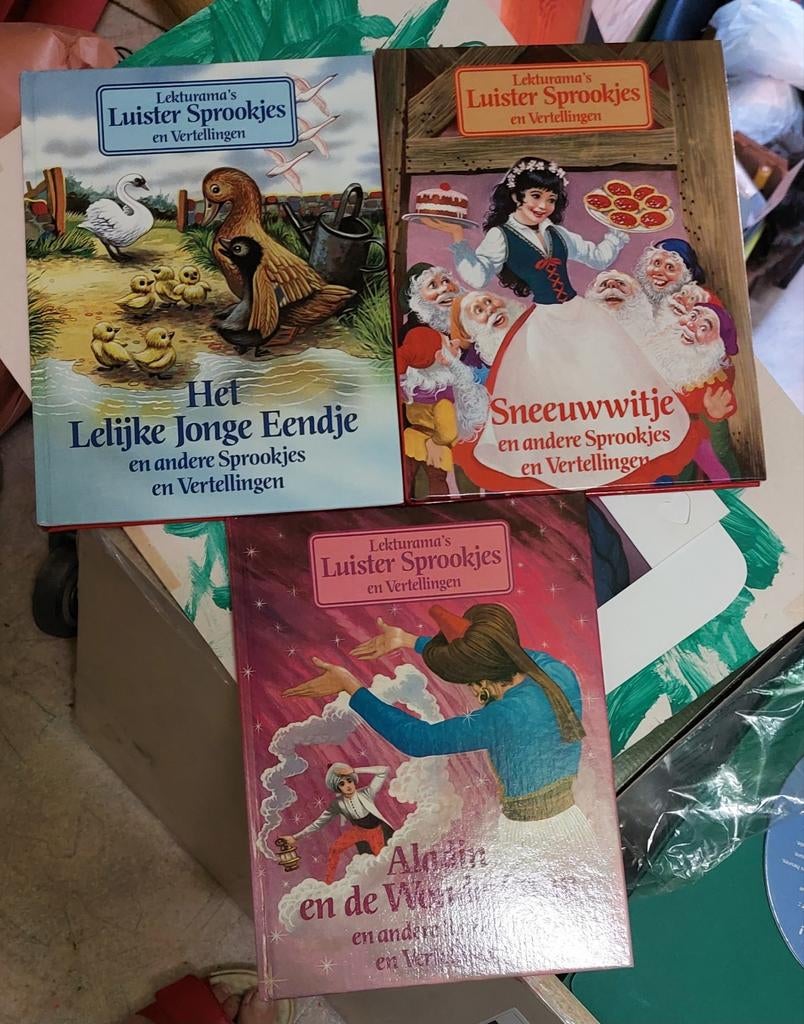 3 Sprookjesboeken, Boeken, Sprookjes en Fabels, Ophalen