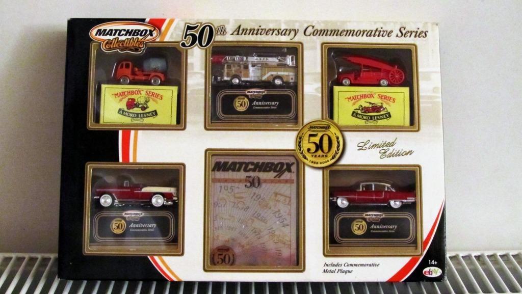50th Anniversary Commemorative Series Matchbox (1) Cadillac, Ophalen of Verzenden, Nieuw, Overige typen, Matchbox