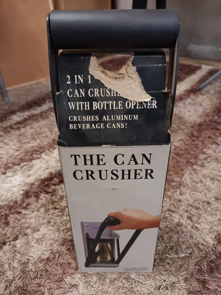 flessenopener can crusher mancave, Ophalen of Verzenden, Nieuw