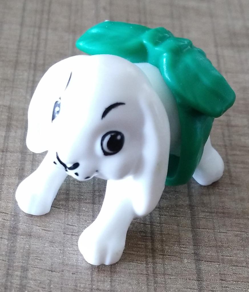 Miniatuurfiguurtje wit konijntje (Kindersurprise), Ophalen of Verzenden, Zo goed als nieuw