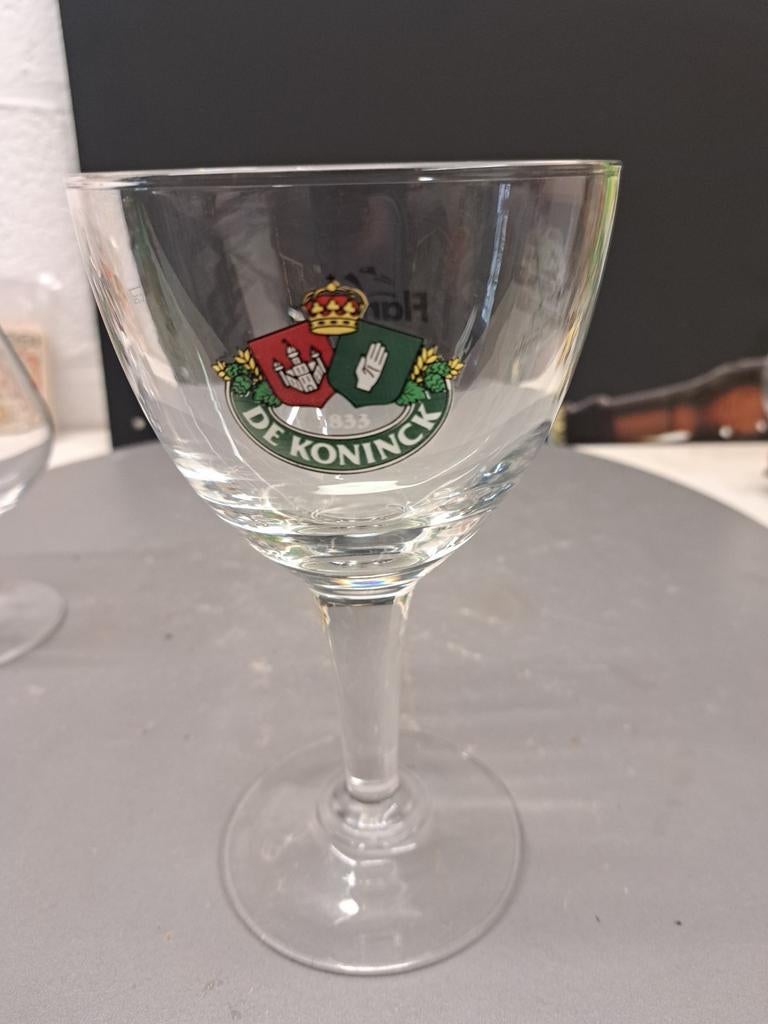 De koninck  Flandria bierglas, Verzamelen, Ophalen of Verzenden, Zo goed als nieuw, Glas of Glazen, De Koninck