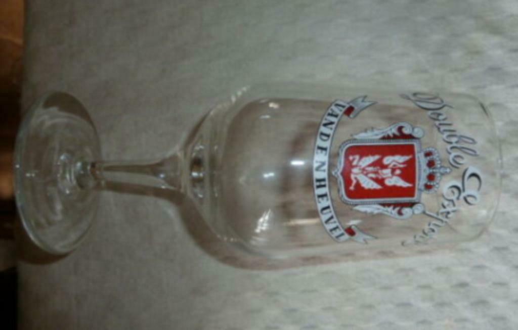#M bier glas DOUBLE EXPORT VANDENHEUVEL Sint Jans Molenbeek, Collections, Verres & Petits Verres, Neuf, Verre à bière, Enlèvement ou Envoi