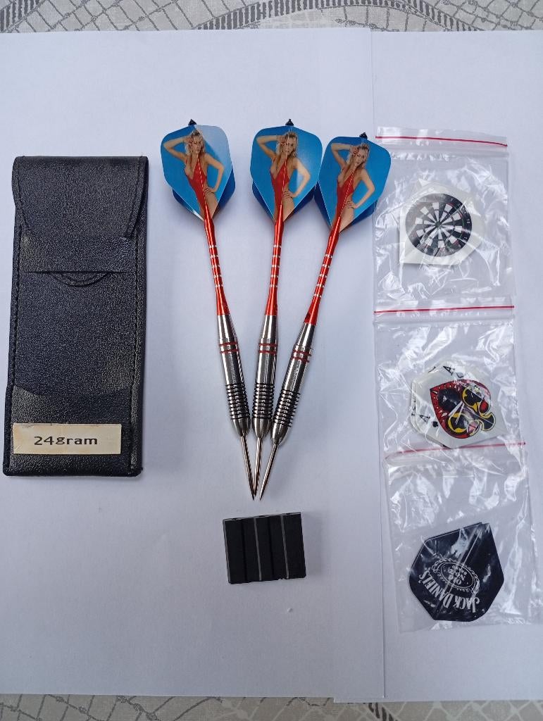 setje darst pijlen 24 gram, Sport en Fitness, Darts, Nieuw, Pijlen, Soft tip, Ophalen