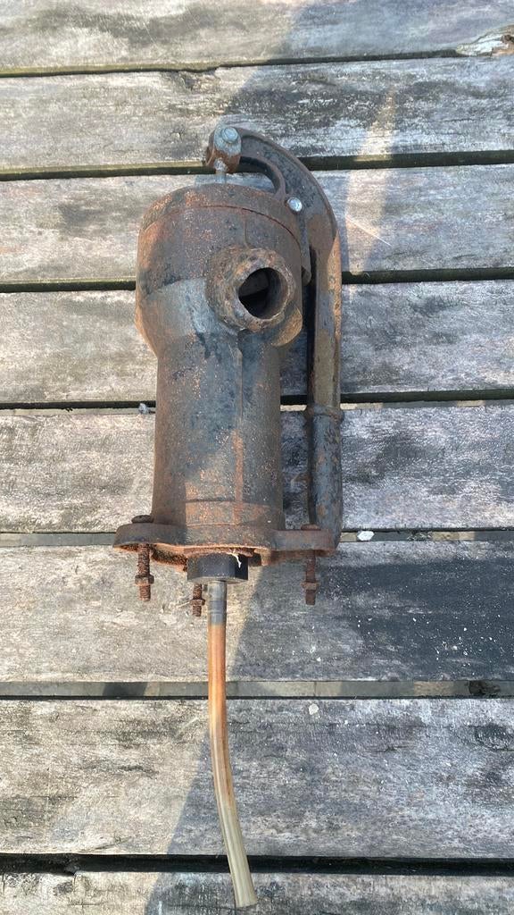 Gietijzeren waterpomp, Tuin en Terras, Ophalen, Gebruikt