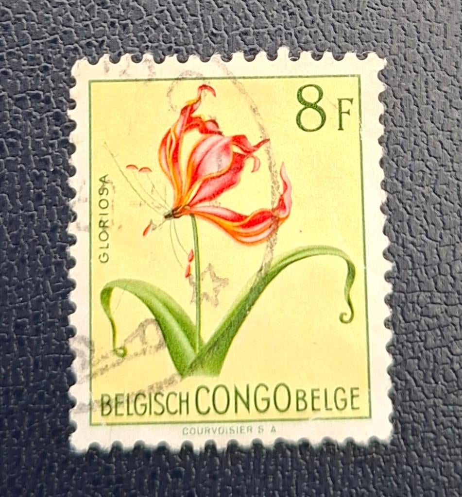 Postzegel Belgisch Congo OBP 319, Ophalen of Verzenden, Gestempeld, Gestempeld