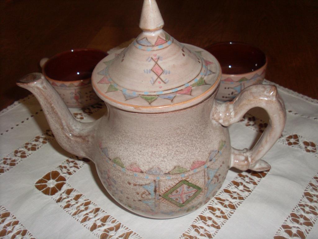 théière (service) terre cuite vernissée, Enlèvement, Comme neuf, Poterie, Récipient(s)