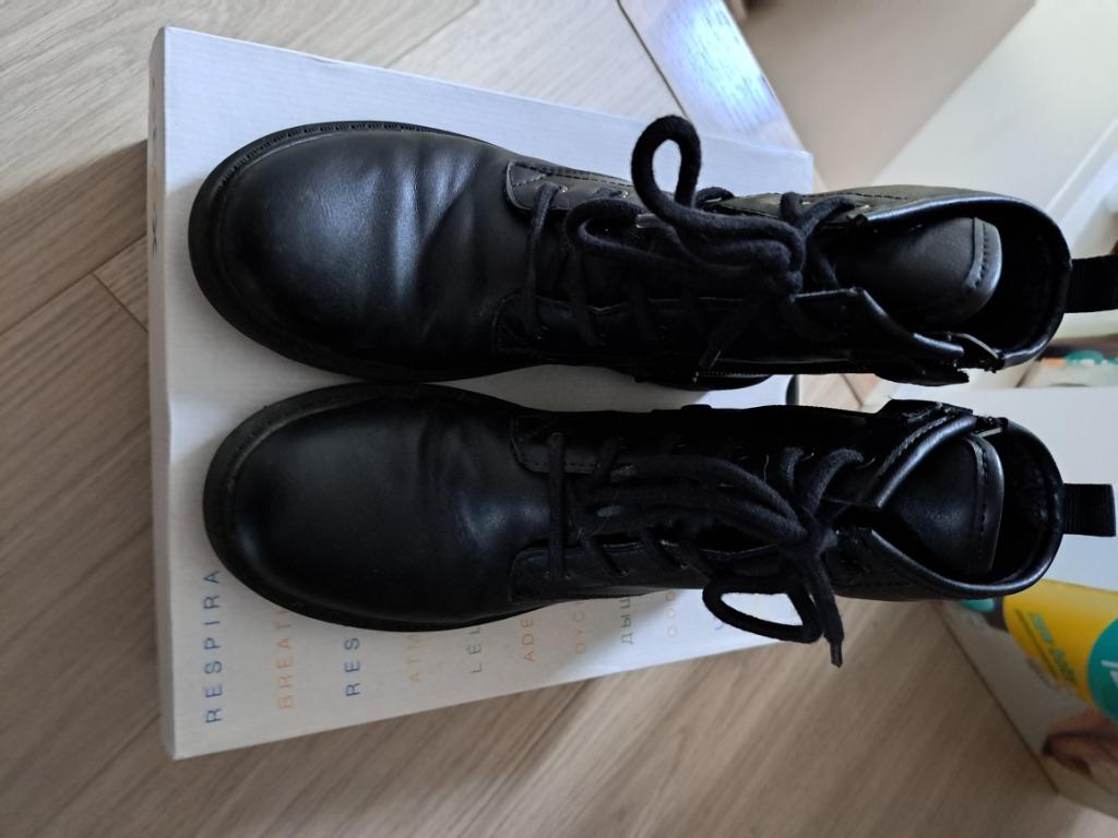 Stoere botjes meisjes zwart maat 34 merk geox, Gebruikt, Meisje, Ophalen of Verzenden, Laarzen
