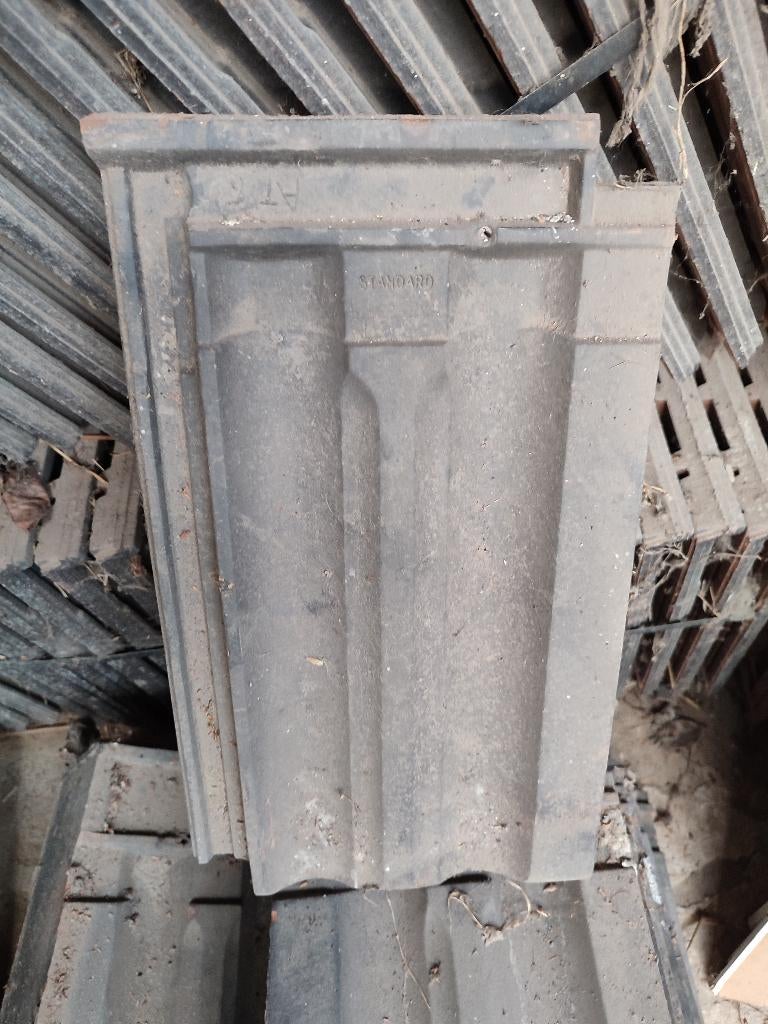 Dakpannen Migeon standaard antraciet mat, Ophalen, Steen of Klei, Zwart, Nieuw