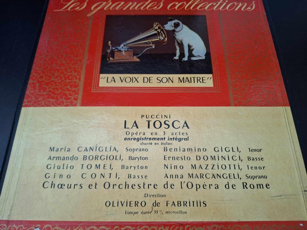 Puccini / De Fabritiis - La Tosca Box 2 x Lp's Vinyl, 12 pouces, Enlèvement, Utilisé, Romantique