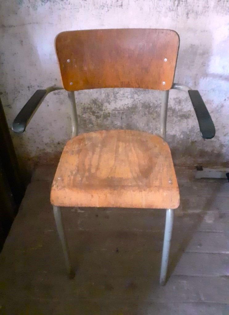 Chaise professeur d'école vintage, Autres couleurs, Vintage, Comme neuf, Enlèvement