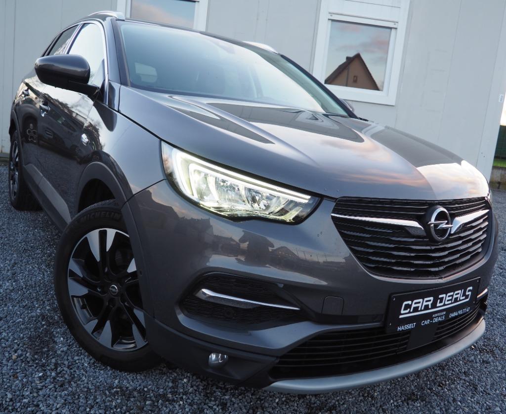 Opel Grandland X 1.2 Turbo ECOTEC **GPS*CAM.*Half-Leer*Trekh, Autos, Opel, Grandland, Argent ou Gris, Achat, Euro 6