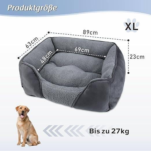 Hondenbed | groot | wasbaar | pluizig | GRATIS LEVERING, Animaux & Accessoires, Paniers pour chiens, -, FURTIME, -, Coton