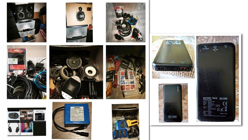 Tv audio cable boom box  speaker and cable amp2×20w tools, Enlèvement, Comme neuf, 2 à 5 mètres, Câble de composant