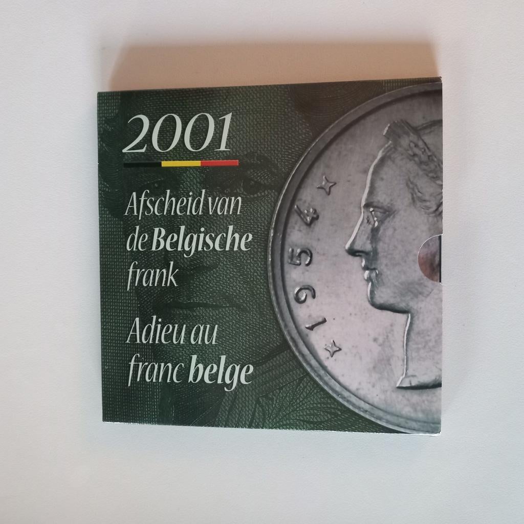 Ensemble de pièces belges Adieu au franc belge, Enlèvement ou Envoi
