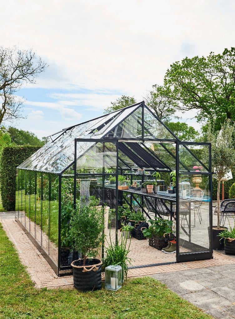Tuinkas Qube 816, zwart gecoat, Verzenden, Nieuw