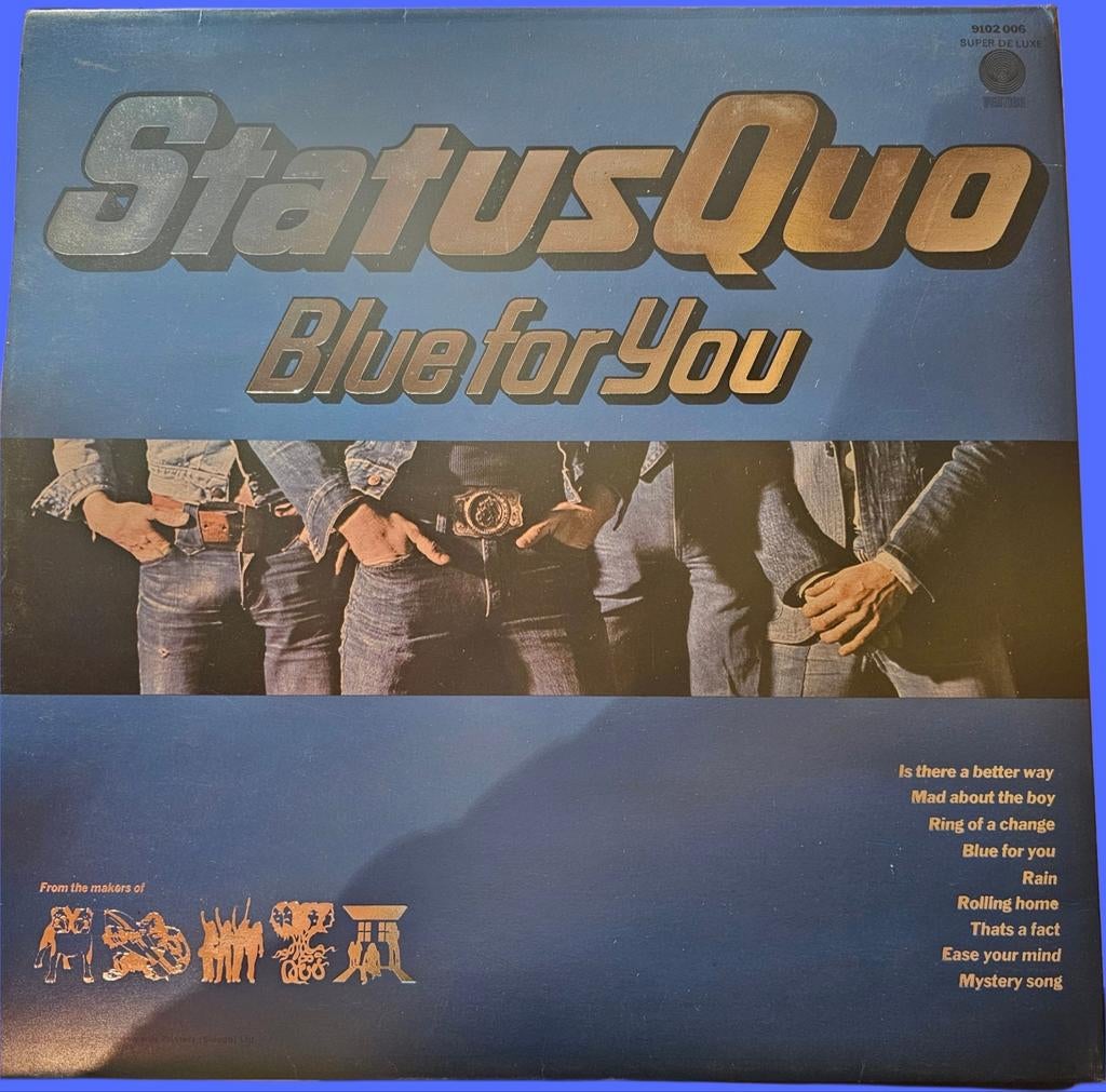 LP Status Quo - Blue for You, Envoi, Comme neuf, 12 pouces