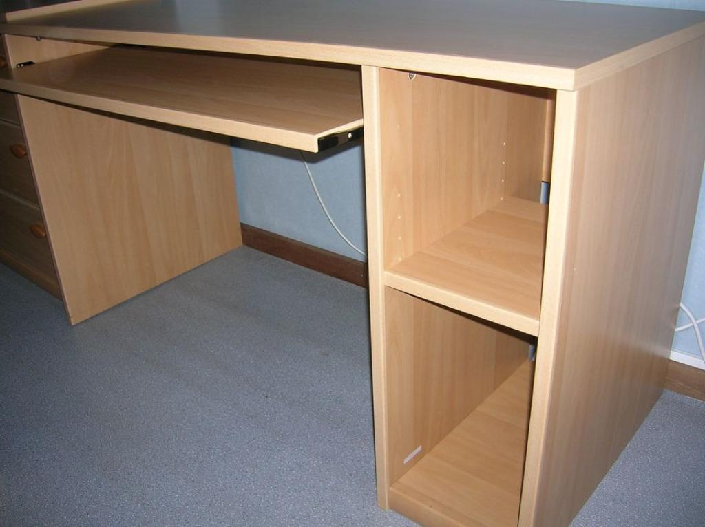bureau décor hêtre, Enlèvement, Utilisé