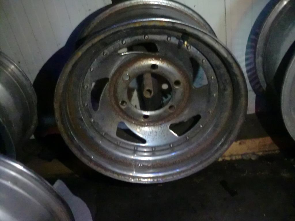 6 gaats velgen chrome stahl chevrolet 15x7 6x5.5, Auto-onderdelen, Banden en Velgen, Ophalen of Verzenden, 15 inch, Velg(en)