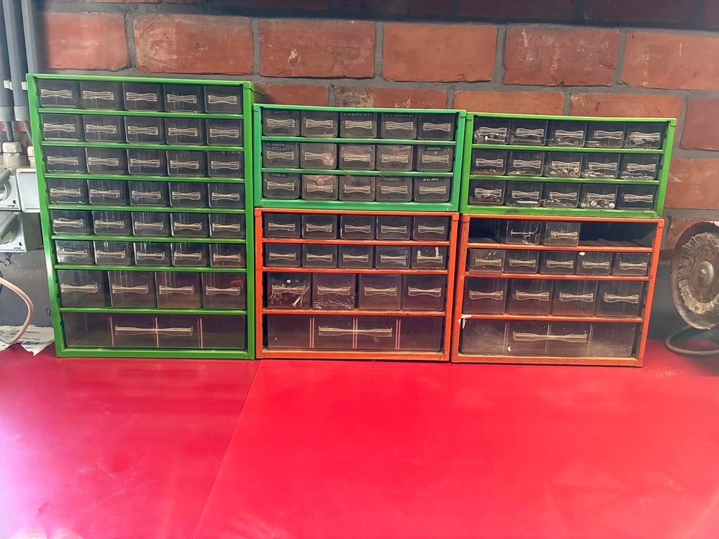 Raaco sorteerbakjes, Doe-het-zelf en Bouw, Ophalen, Zo goed als nieuw