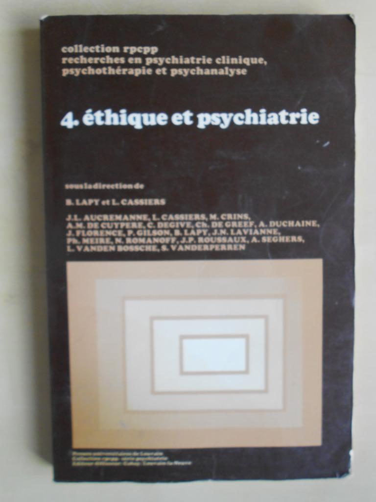R. Lapy et L. Cassiers (dir.), "Enquêtes et psychiatrie", Livres, Science, Utilisé, Sciences humaines et sociales, Enlèvement ou Envoi