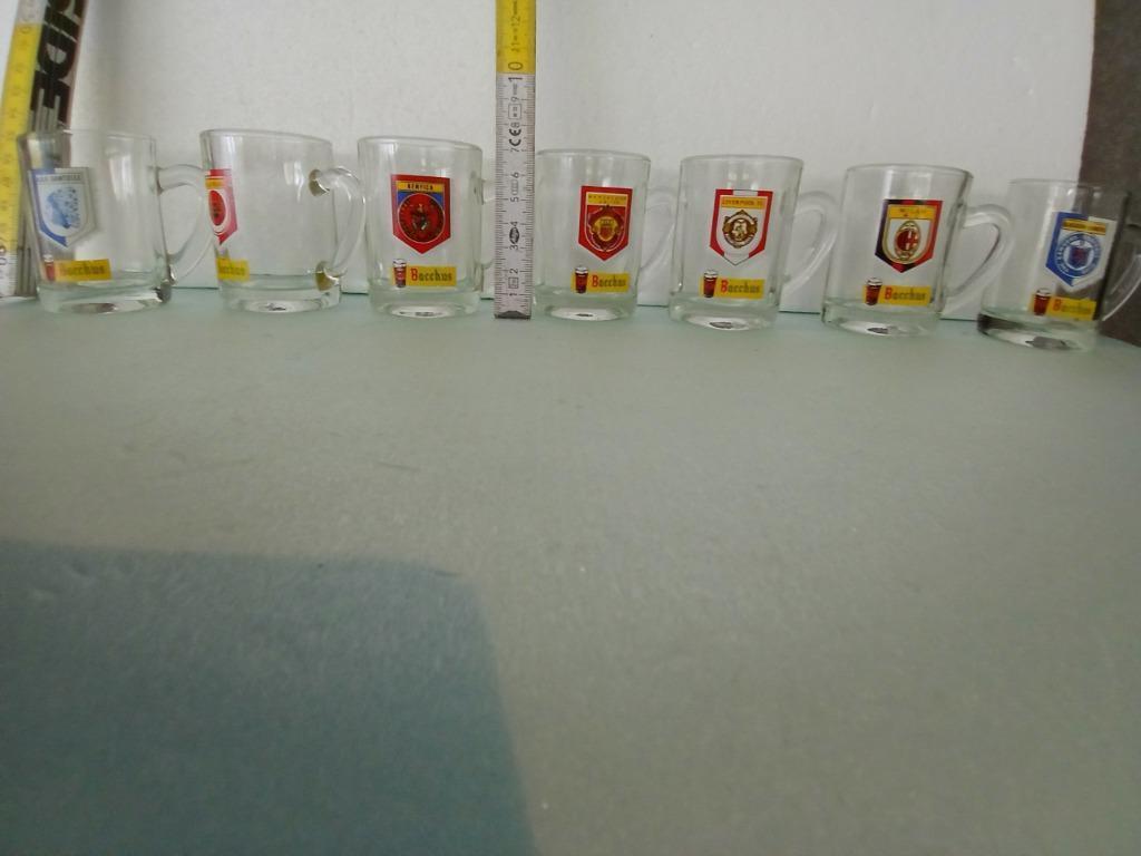 Série de 7 petites chopes BACCHUS de la Brasserie Van Honseb, Collections, Enlèvement ou Envoi, Comme neuf, Chope(s), Autres marques