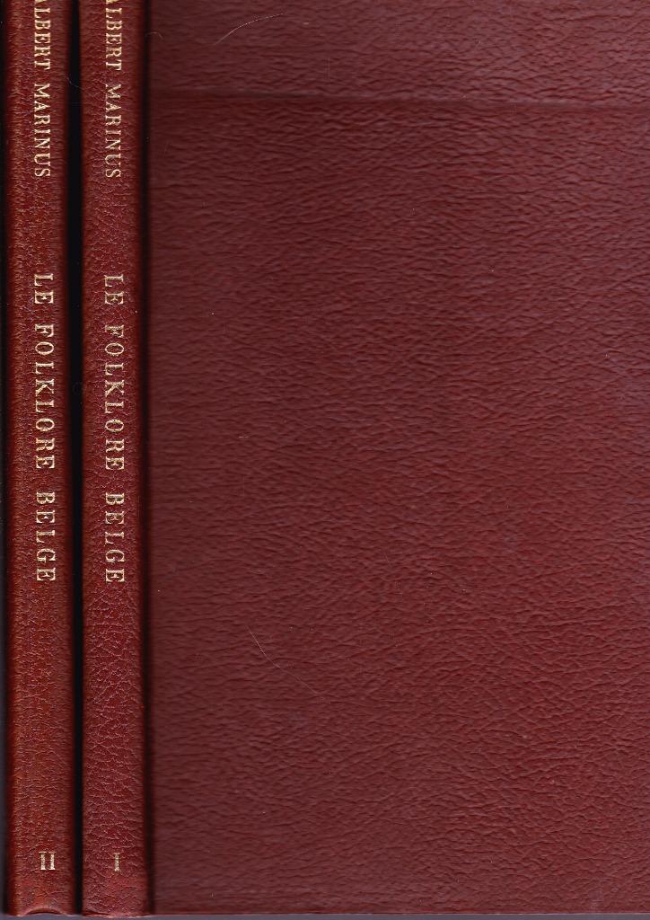 LE FOLKLORE BELGE ( Albert. Marinus ) 2 volumes  1974 -TTB, Livres, Enlèvement ou Envoi, Comme neuf, MARINUS Albert