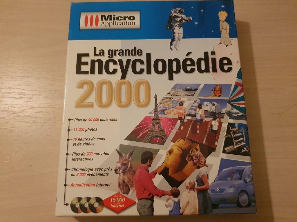 encyclopédie 2000 micro application + 3cd, Enlèvement ou Envoi, Comme neuf, Autres types, Windows