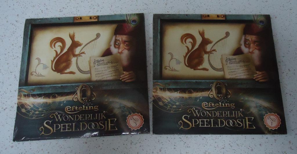 Nieuw Efteling CD's Nummer 1 en 3 "Wonderlijk Speeldoosje" i, Ophalen of Verzenden, Nieuw