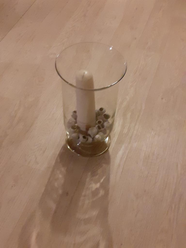 Glazen stolp met kaars, Ophalen, Nieuw