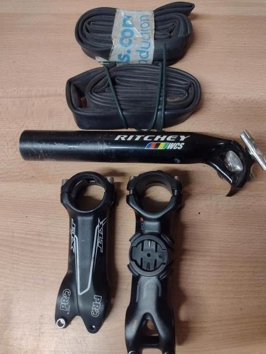 Stuurpen en zadelpen racefiets MTB, Fietsen en Brommers, Ophalen of Verzenden, Gebruikt, Stuur