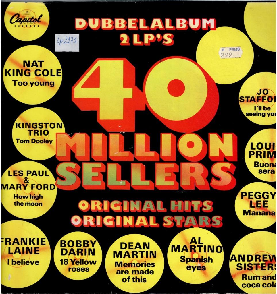 2 x Vinyl, LP   /   40 Million Sellers, Ophalen of Verzenden, Overige formaten