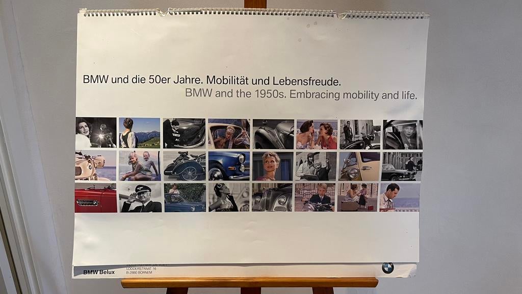 Calendrier BMW Mobile Tradition., Enlèvement, Comme neuf, Emballage