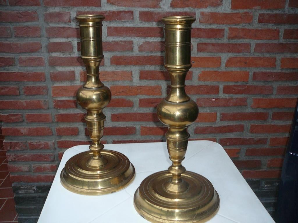 Chandeliers en cuivre jaune de 50 cm en laiton jaune massif,, Enlèvement, Cuivre
