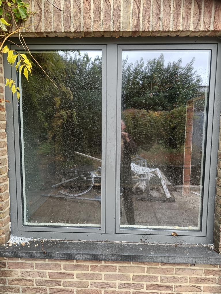 Raam, Doe-het-zelf en Bouw, Ophalen, Gebruikt, Raamkozijn, Aluminium
