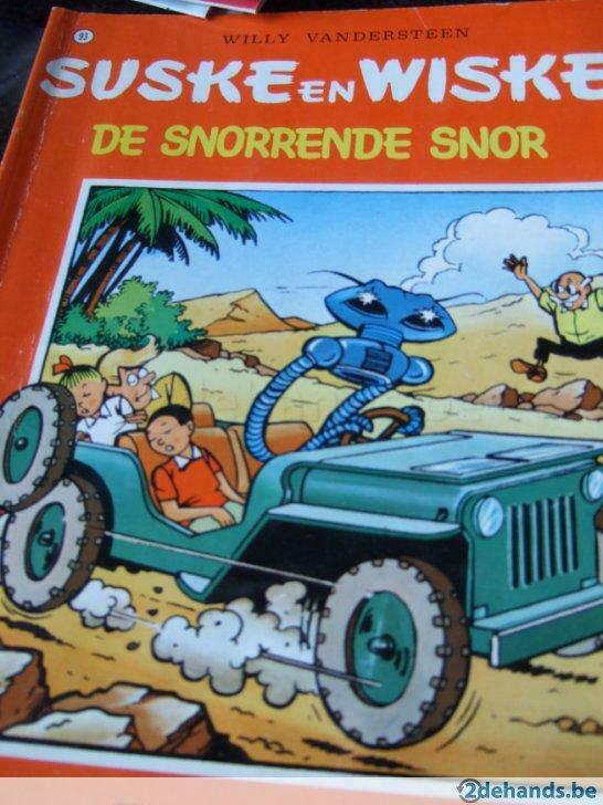 suske en wiske strips (3 stuks), Gelezen